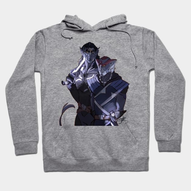 Antok and Kolivan Hoodie by CrossRoadArt